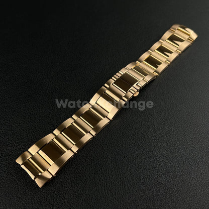 23mm Rose Gold Stainless Steel Watch Band Strap For Cartier Calibre W7100015