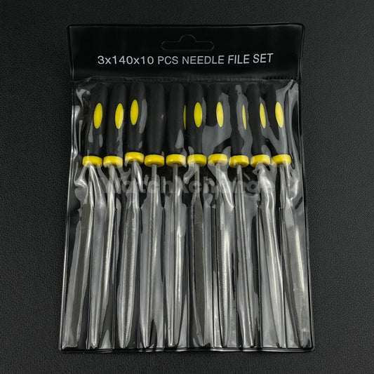 10pc Needle File Set High Carbon Steel Precise Small Metal Jewellery Watch Tool