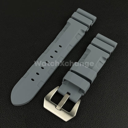 Waterproof Silicone Rubber Watch Strap Band For Panerai PAM 22mm 24mm 26mm