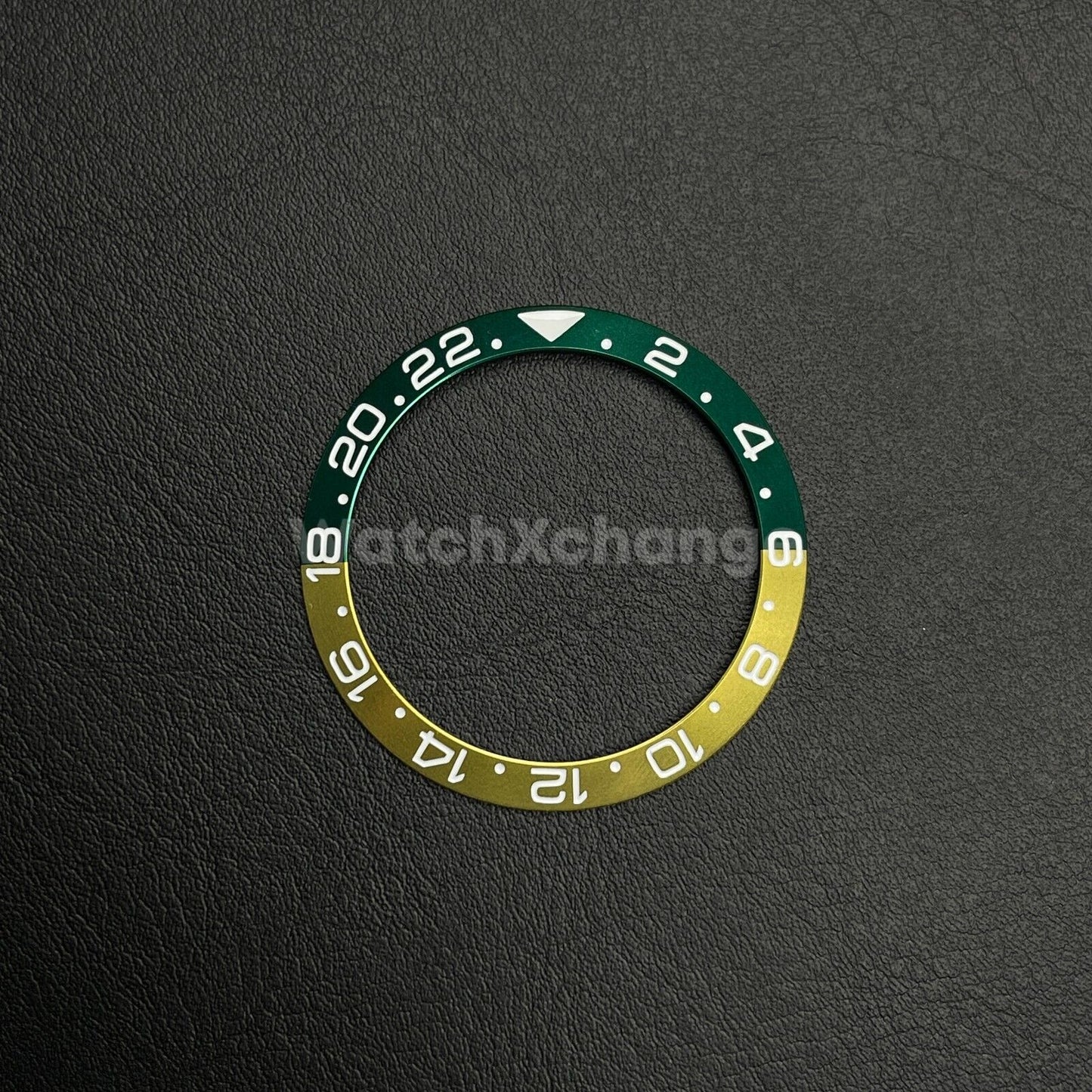 38mm Metal Bezel insert For Divers Watch Rolex GMT Seiko SKX SRPD Green Yellow