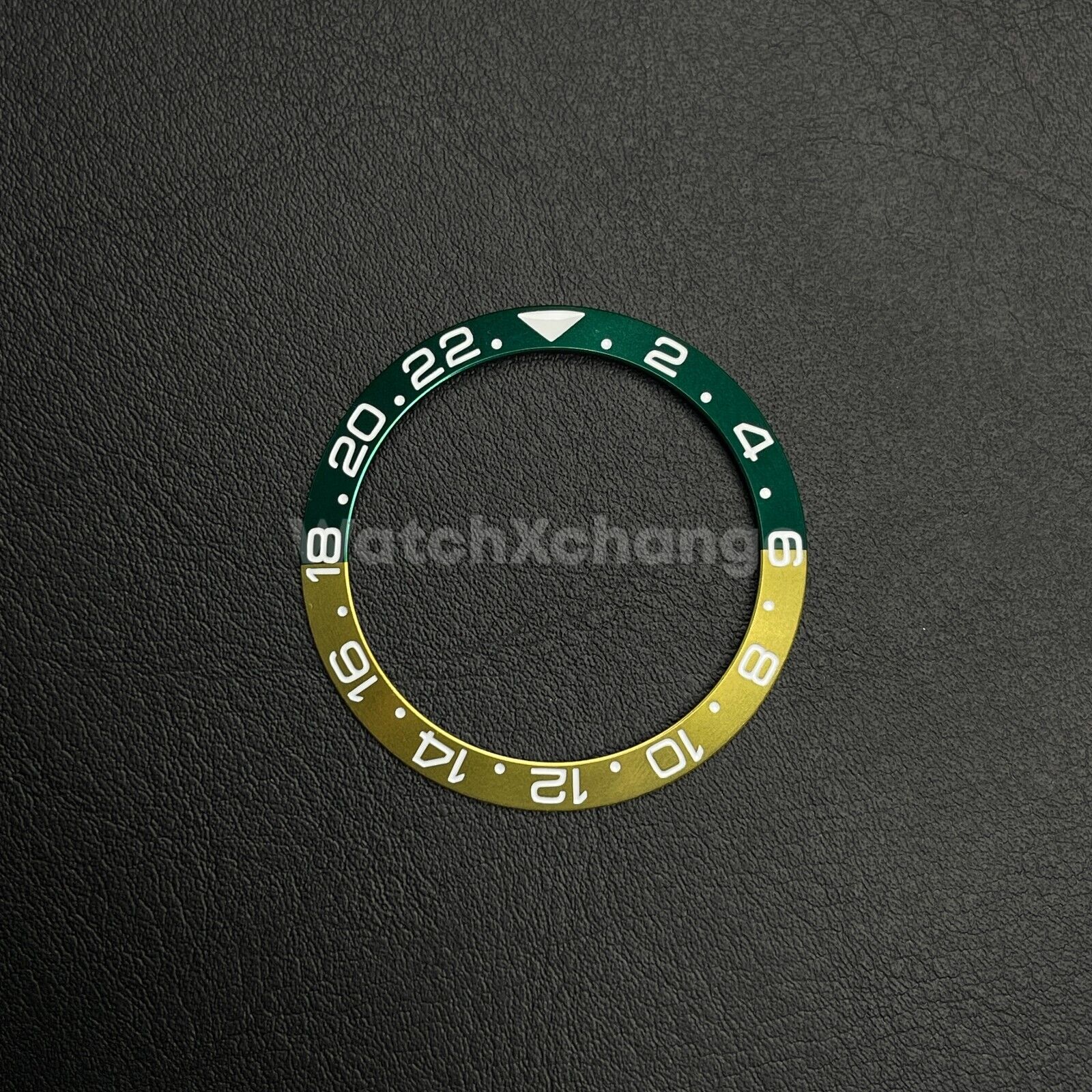 38mm Metal Bezel insert For Divers Watch Rolex GMT Seiko SKX SRPD Green Yellow