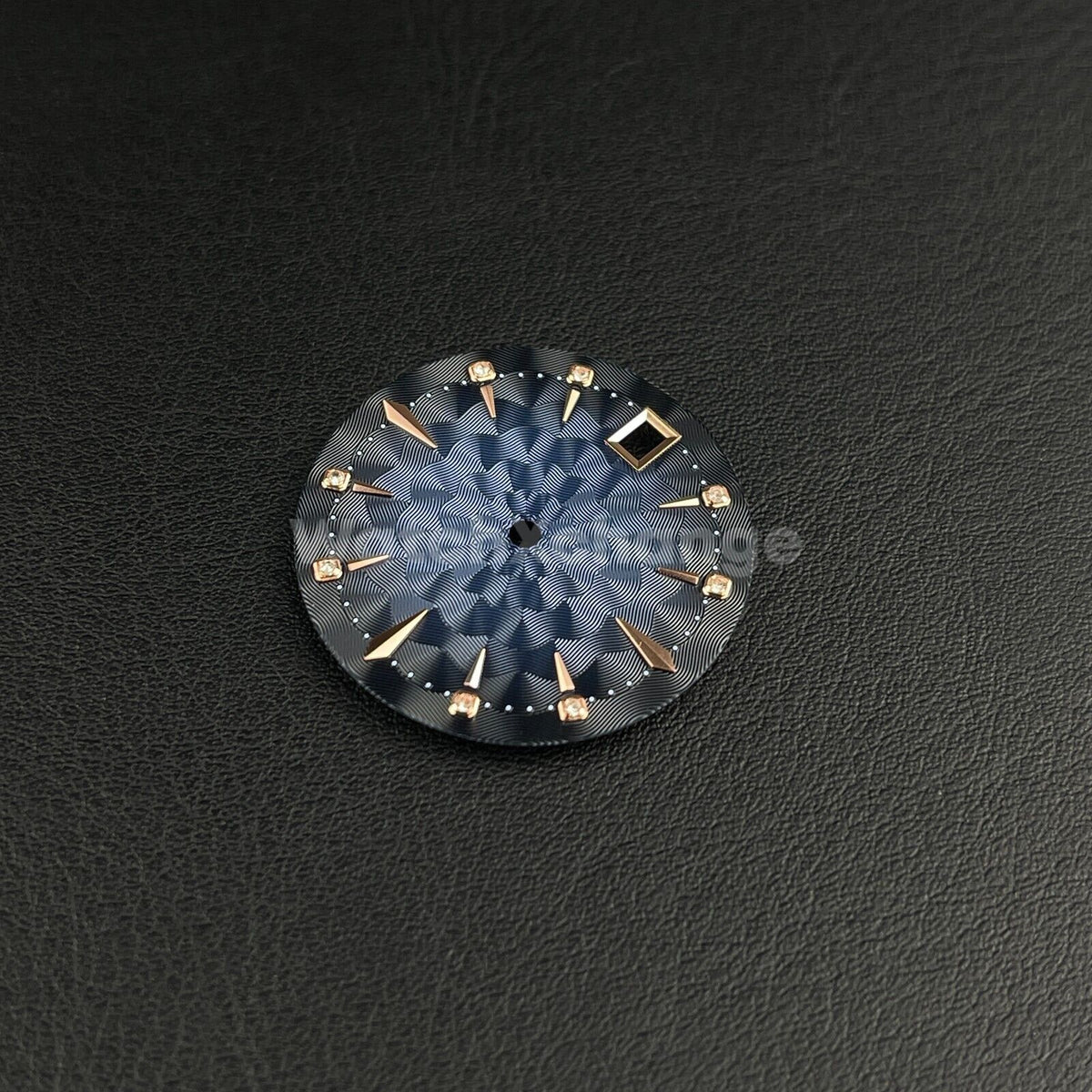 29mm Blue Watch Dial Face Radial Pattern Diamond Scale for NH35/36 Movements