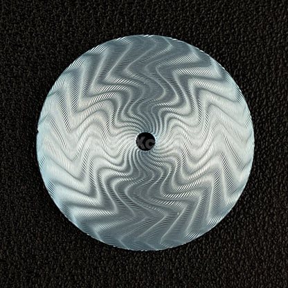 28.5mm Light Blue Water Ripple Texture Watch Dial Face for SEIKO NH35 Movements