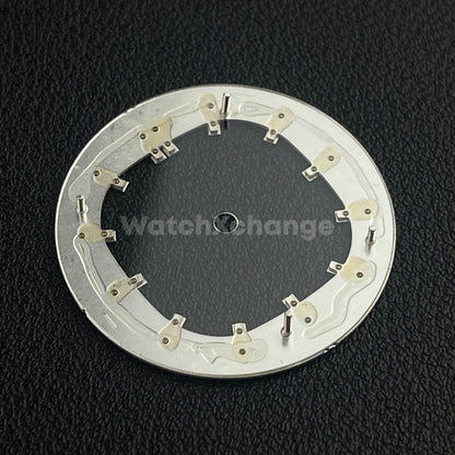 White 30.4mm Hollow Dial Face Fit For NH70 Movement Watch Part
