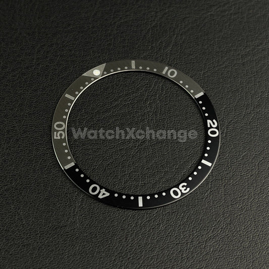 Grey & Black 39mm Flat Aluminium Bezel Insert For Divers Watch Seiko Mod Turtle