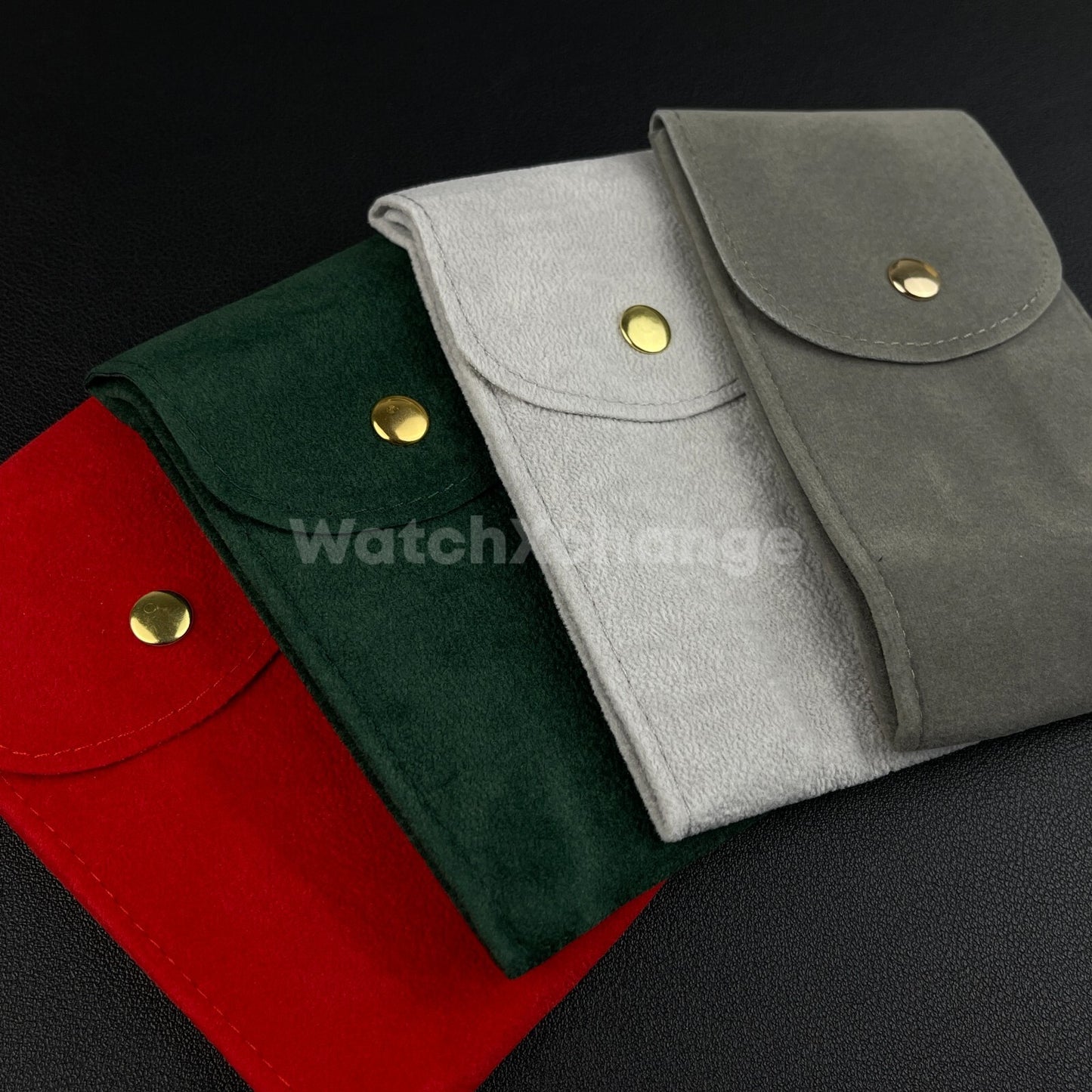 Velvet Watch Storage Pouch Bag Handmade Watch Case Travel Holder Container