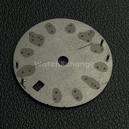 28.5mm White & Red Watch Dial Face for NH34 NH35 Movements