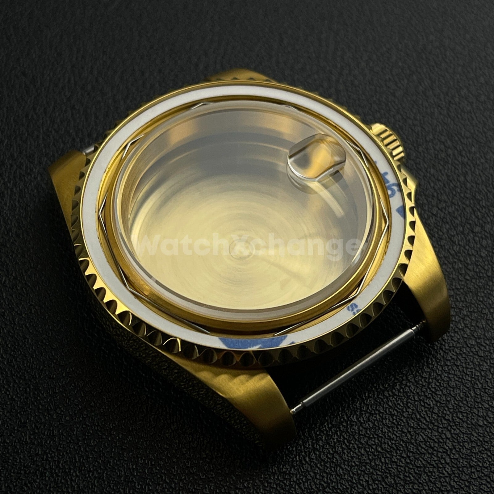 40mm Gold Stainless Steel Divers Watch Case GMT Submariner for NH35 NH36