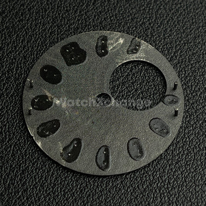 28.5mm Dark Blue Watch Dial Face Green Luminous For Seiko NH38 Movement