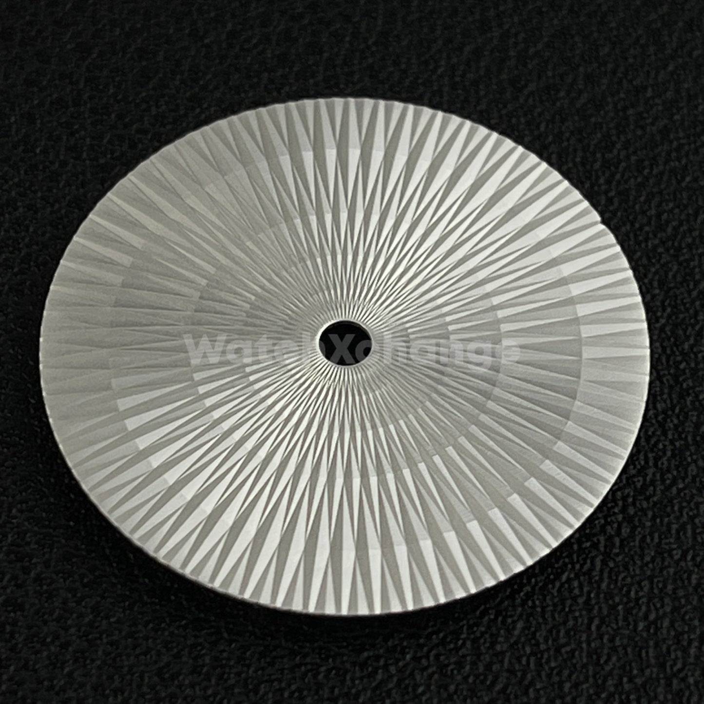 28.5mm Silver Radial Texture Watch Dial Face for SEIKO NH35 NH36 Movements