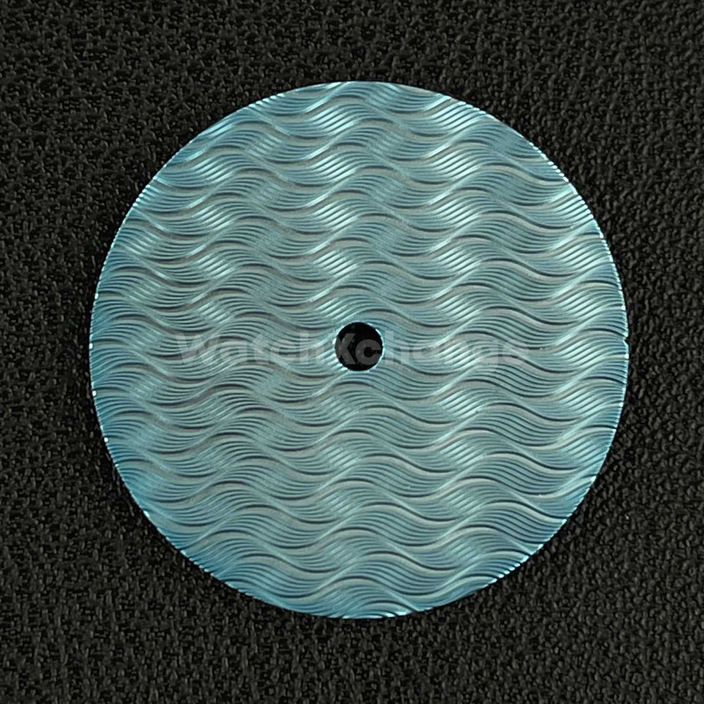 28.5mm Light Blue Wavy Texture Watch Dial Face for SEIKO NH35 NH36 Movements