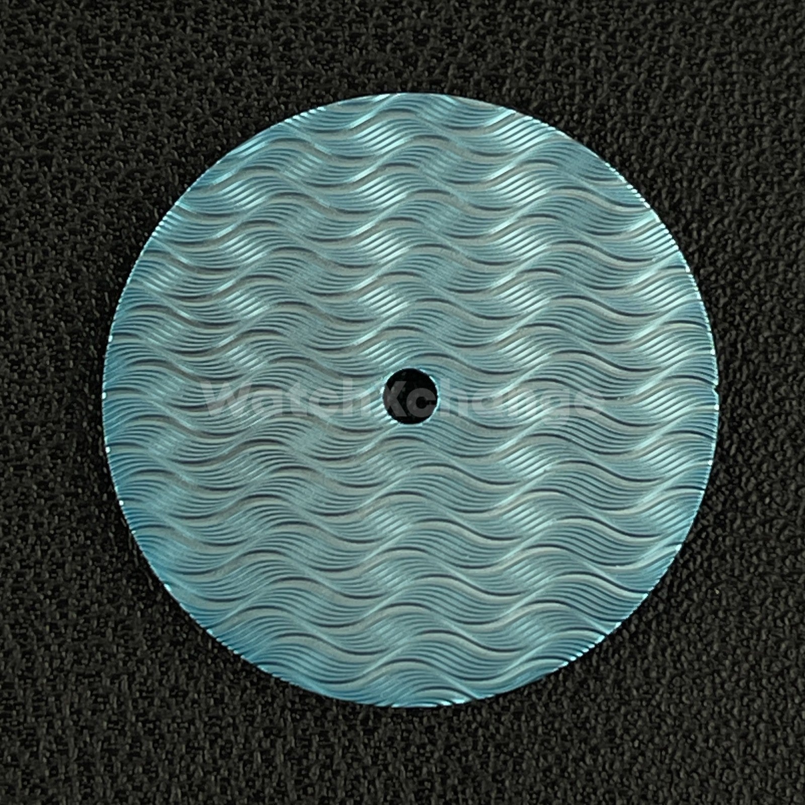28.5mm Light Blue Wavy Texture Watch Dial Face for SEIKO NH35 NH36 Movements