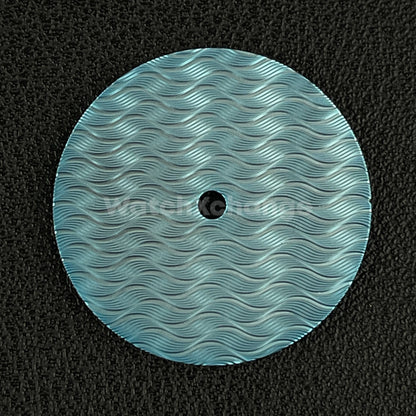 28.5mm Light Blue Wavy Texture Watch Dial Face for SEIKO NH35 NH36 Movements