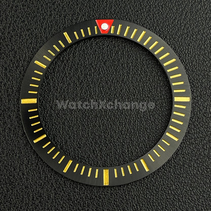 41mm Black & Gold Stainless Steel Bezel Insert Seiko King Prospex Samurai SRPF
