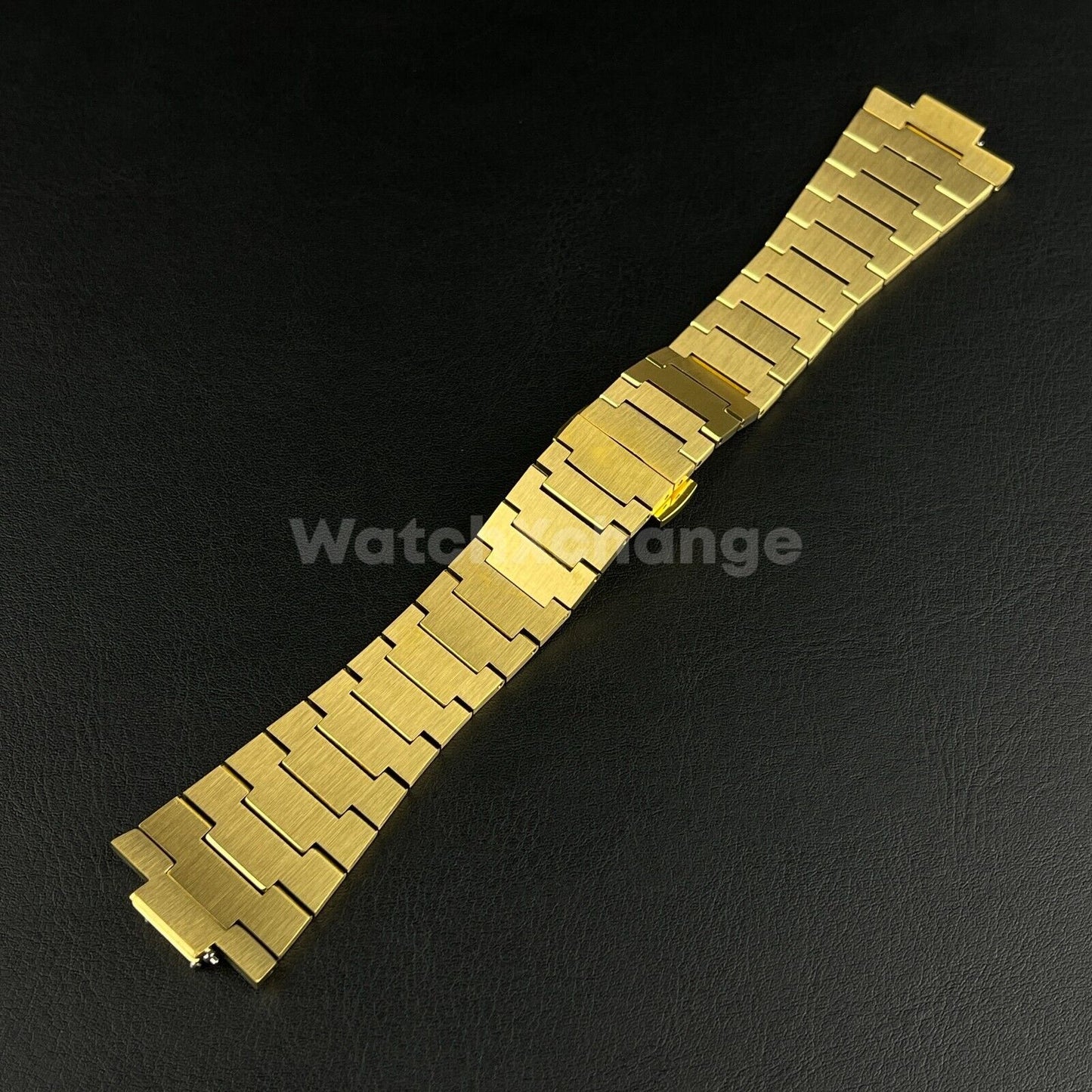 12mm Gold Steel Metal Watch Band Strap For Tissot PRX 40mm Case Bracelet