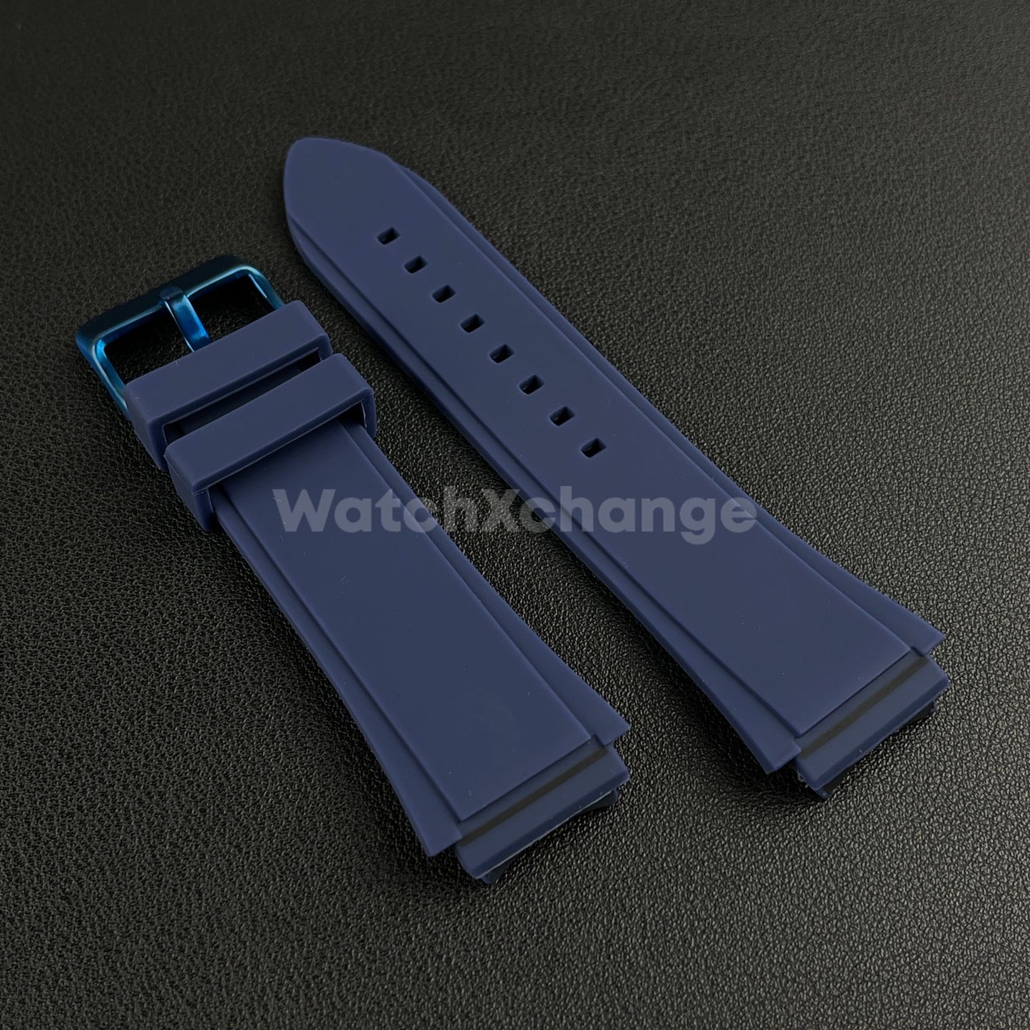 Blue 22mm Silicone Rubber Watchband Fit For Guess W0247G3 W0040G3 W0040G7 Strap