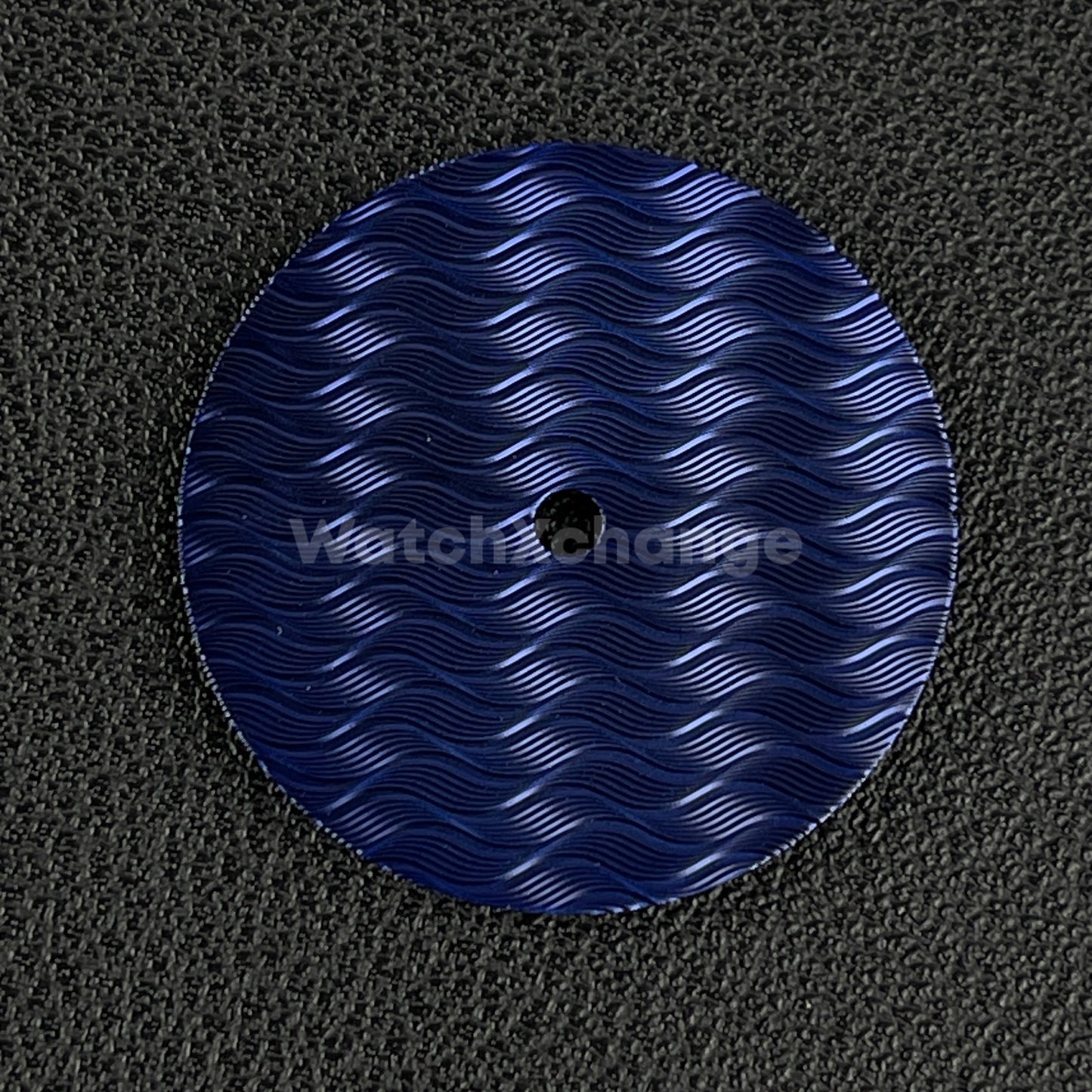 28.5mm Dark Blue Wavy Texture Watch Dial Face for SEIKO NH35 NH36 Movements