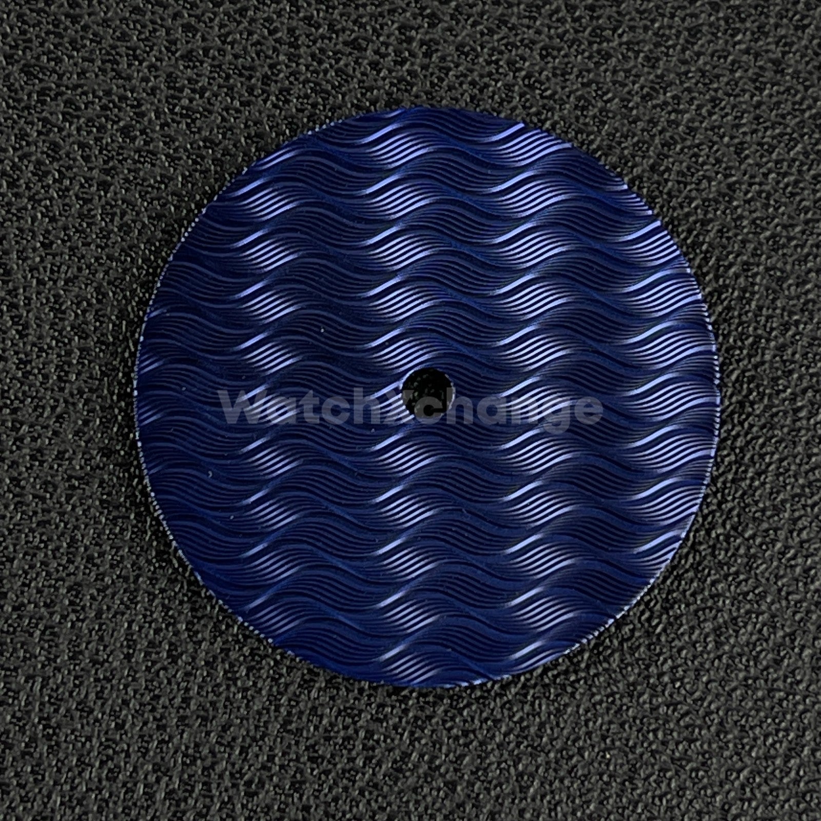 28.5mm Dark Blue Wavy Texture Watch Dial Face for SEIKO NH35 NH36 Movements