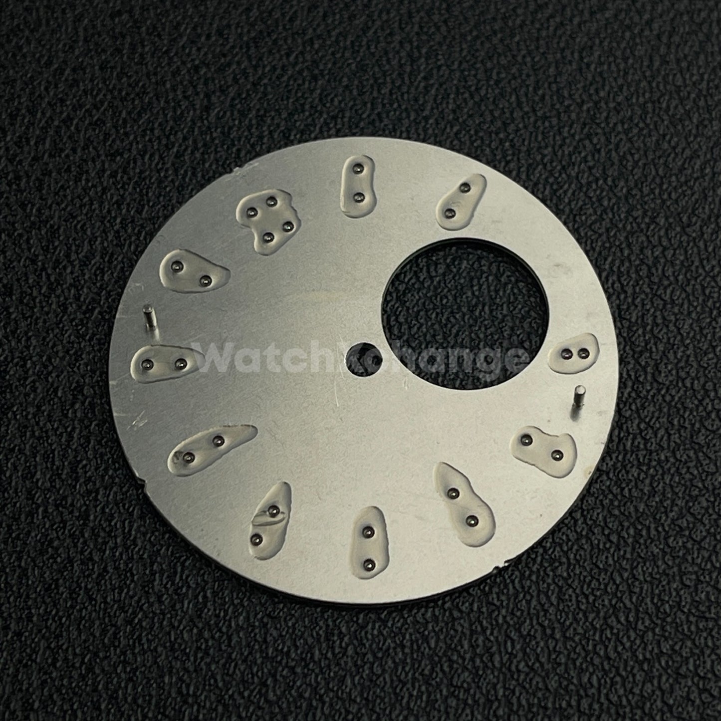 29.8mm Black Watch Dial Face Green Luminous For Seiko NH38 Movement Nautilus