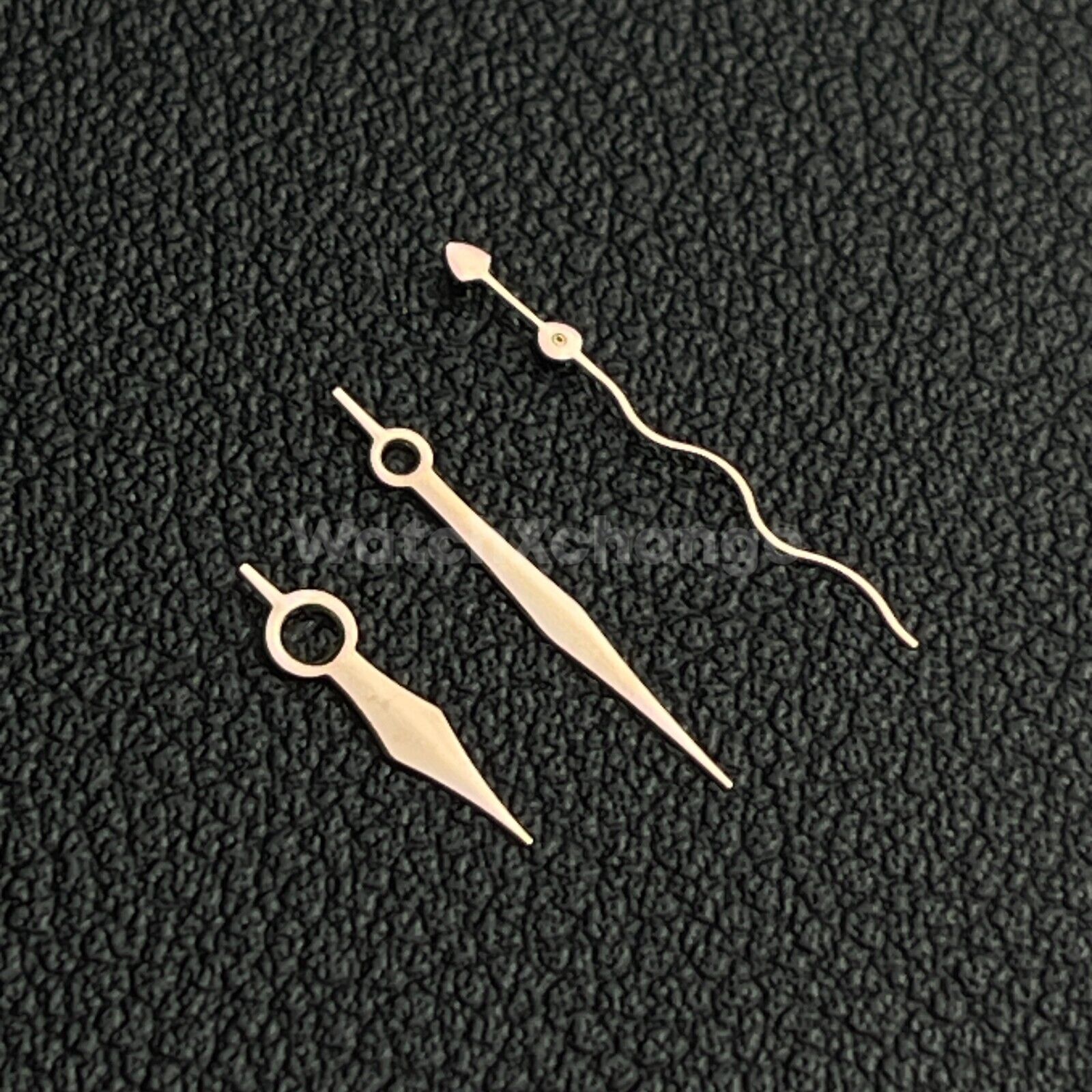 Rose Gold Curly Ripple Watch Hands For SEIKO NH35A/36/4R/7S Movements
