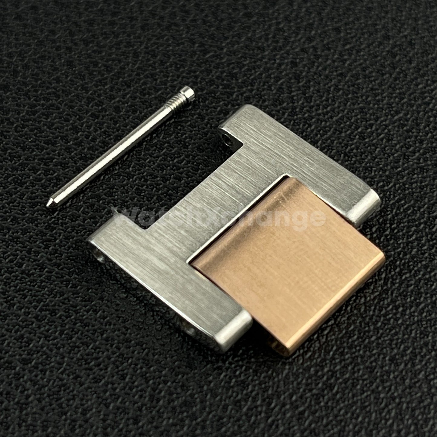 Silver Rose Gold Link For Cartier Ballon Bleu Stainless Brushed Steel 14mm-22mm