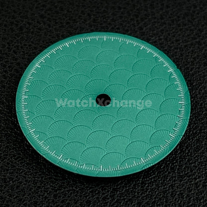 28.5mm Turquoise Shell Texture Watch Dial Face for SEIKO NH35 NH36 Movements