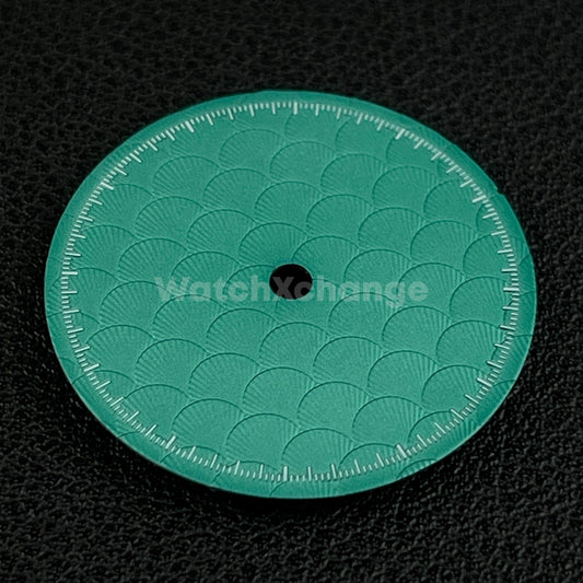 28.5mm Turquoise Shell Texture Watch Dial Face for SEIKO NH35 NH36 Movements