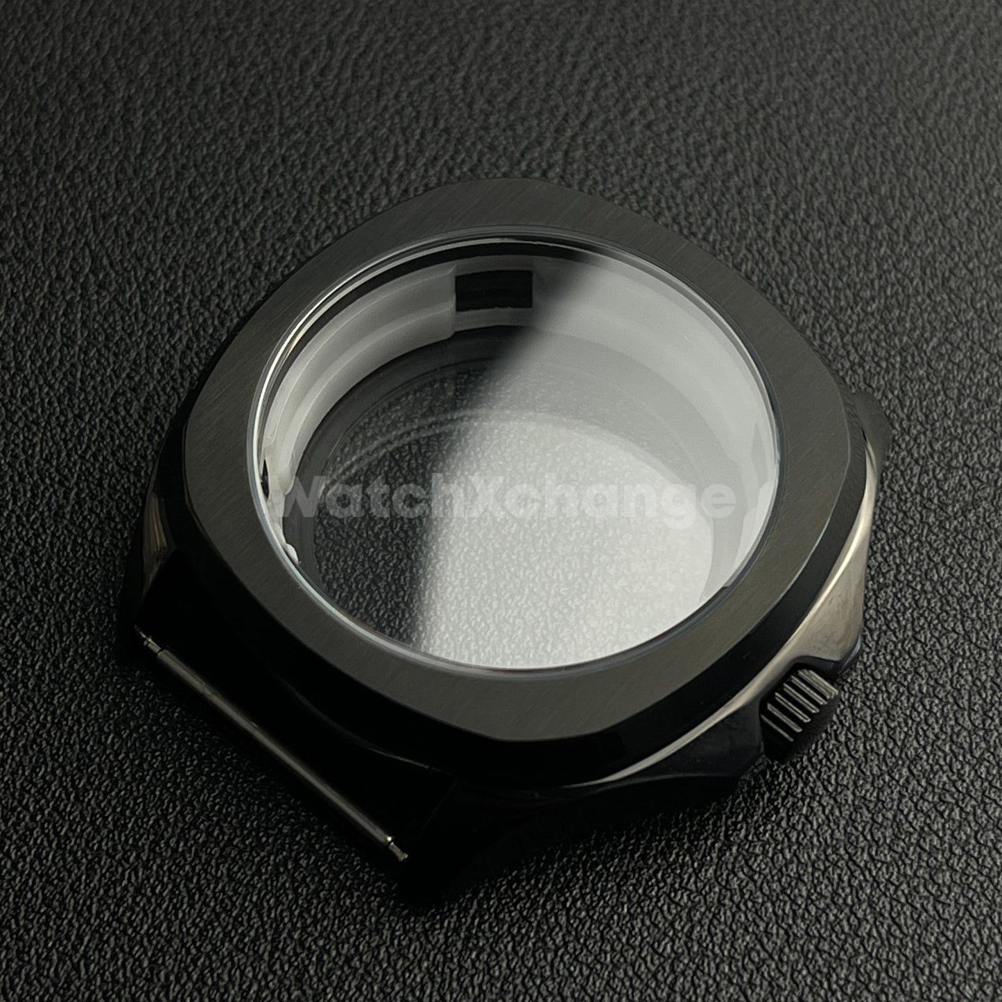 40mm Black Stainless Steel Watch Case For Japanese NH35 NH36 NH38