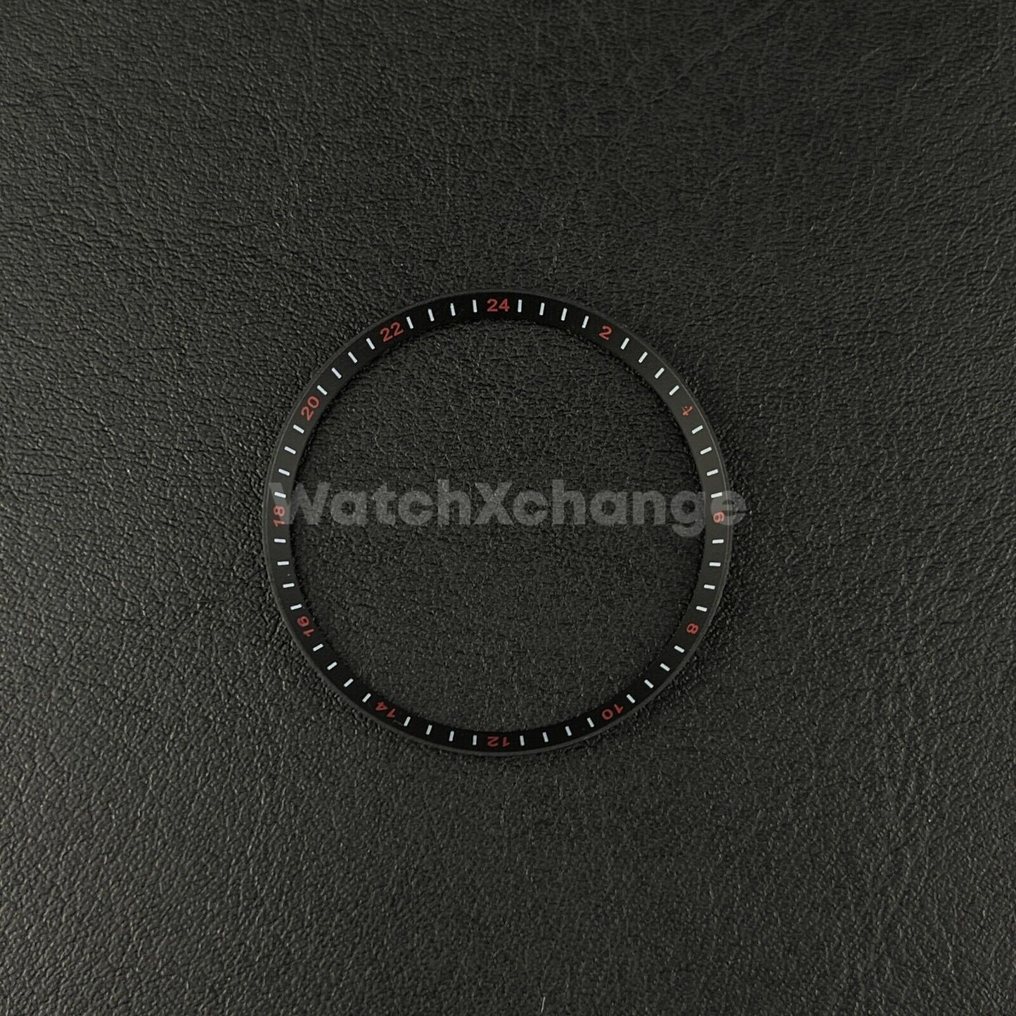 Black & Red Chapter Ring for Seiko SKX007 SRPD & Mod Watches 30.5mm NH36 NH35