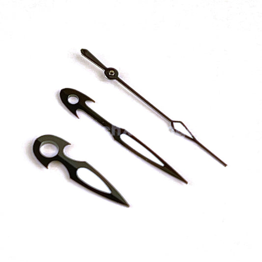 Black Fish Sword Watch Hands For Seiko NH34 NH35 4R35 NH36 4R36 7S36