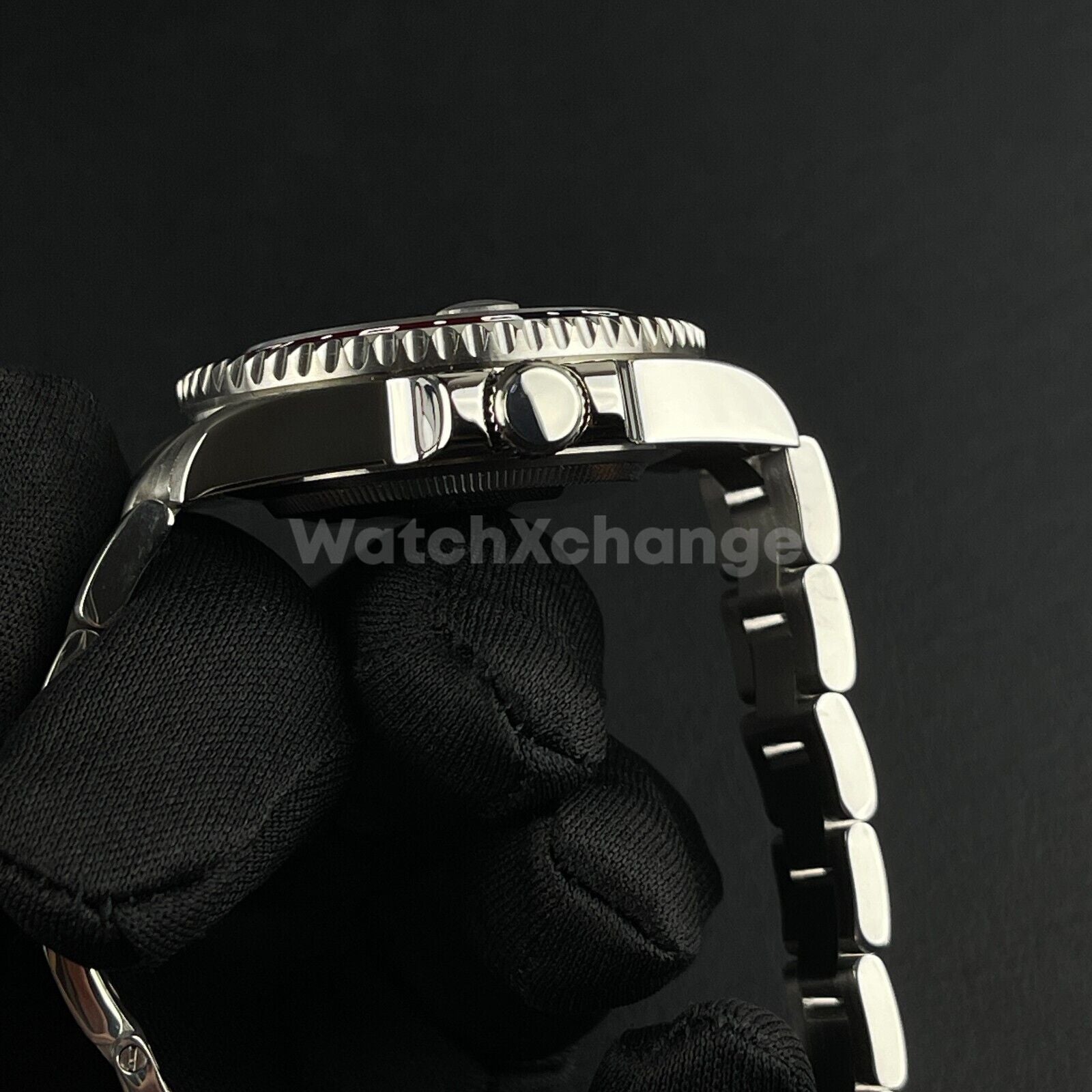 Black & Red Coke 40mm Diving Mens Watch NH35A Automatic Movement Sapphire Steel