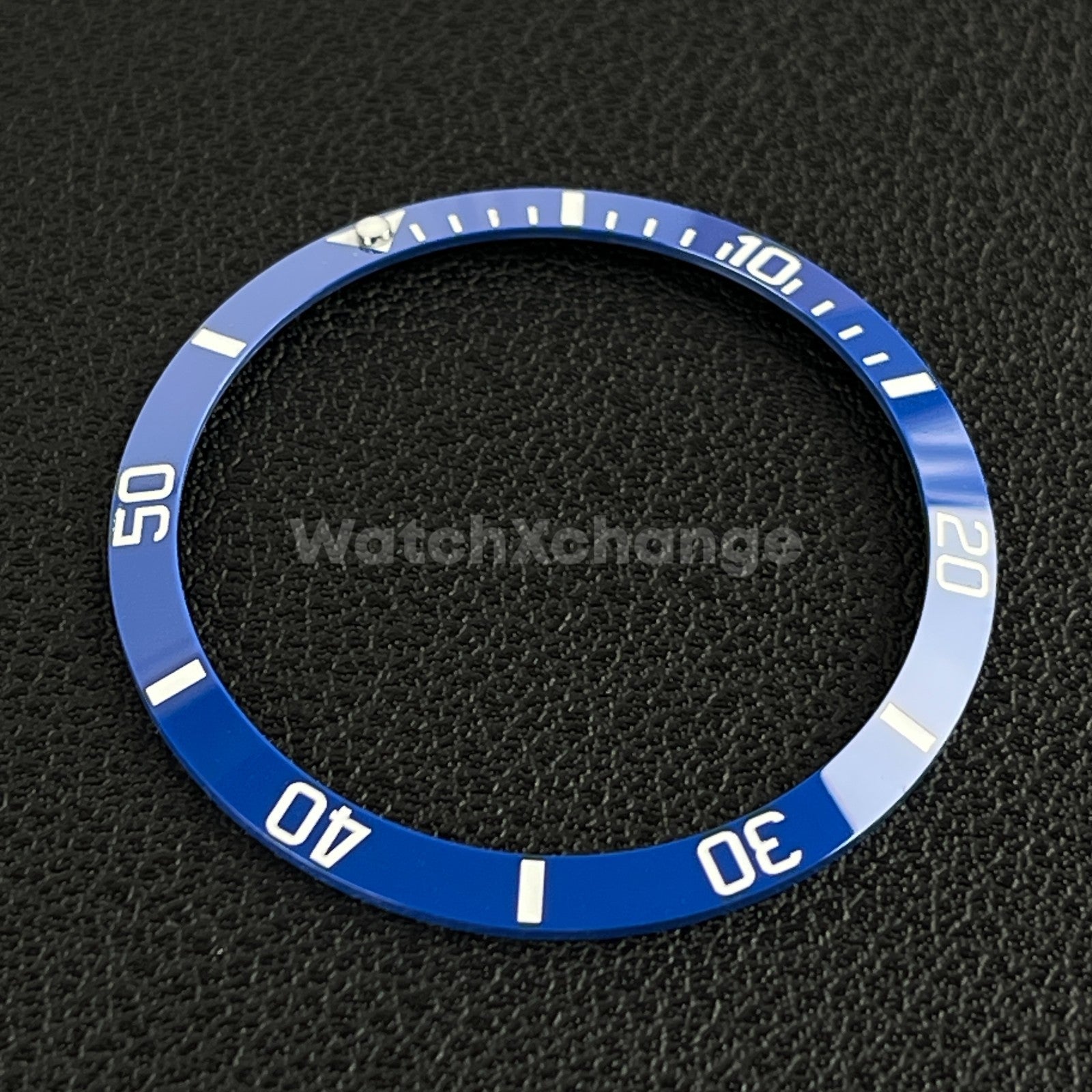 34mm Blue & White Ceramic SUB Bezel Insert For Seiko Rolex Tudor Divers Watch