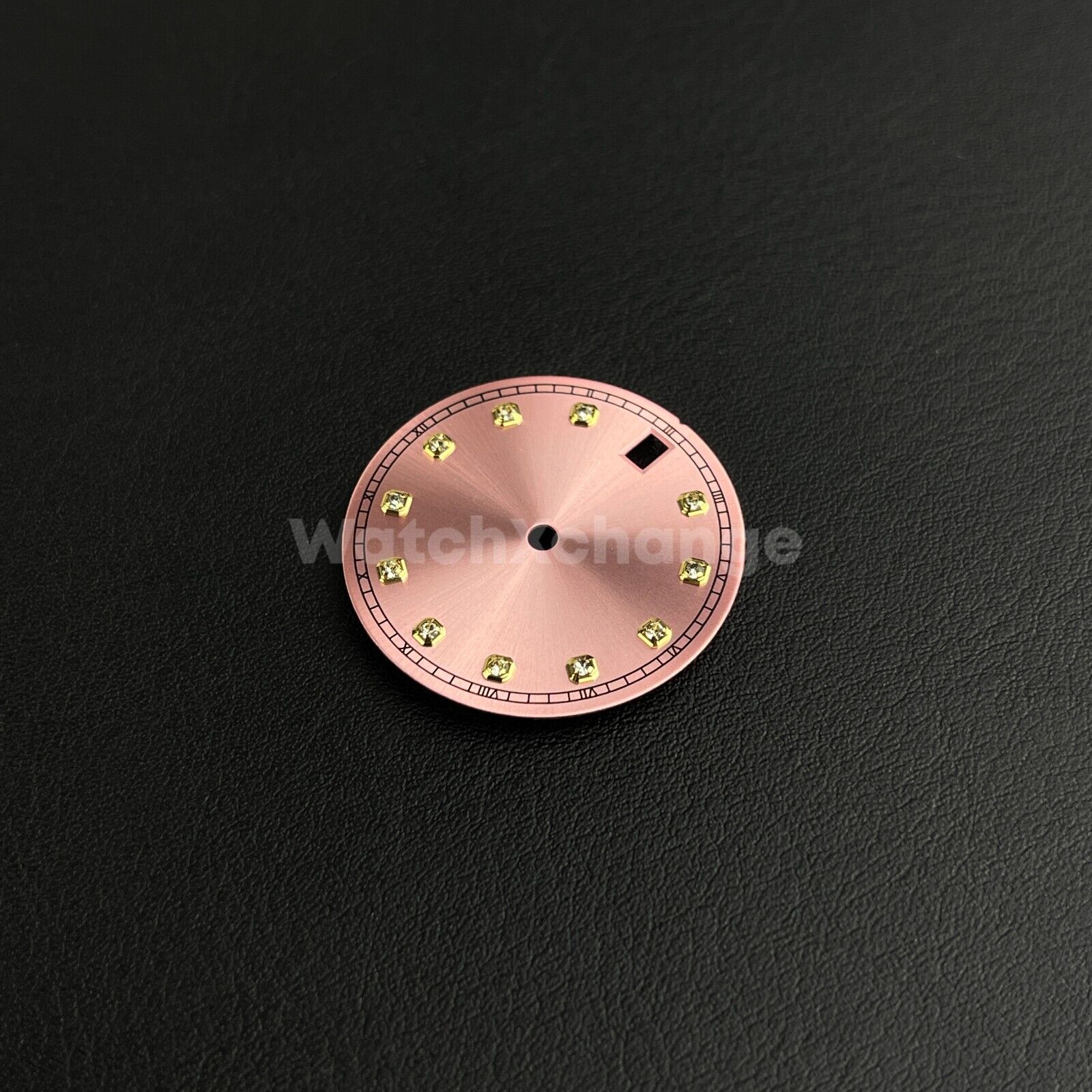 28.5mm Pink Diamond Watch Dial for SEIKO NH35 NH36 Movement