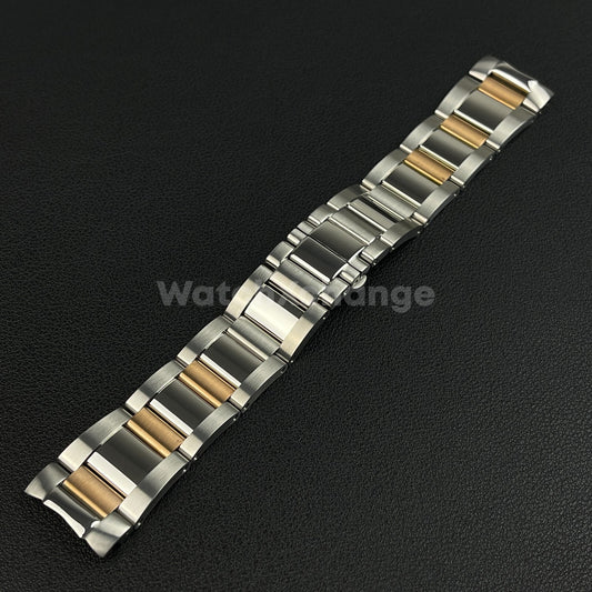 23mm Silver Rose Gold Stainless Steel Watch Band Strap Cartier Calibre W7100015