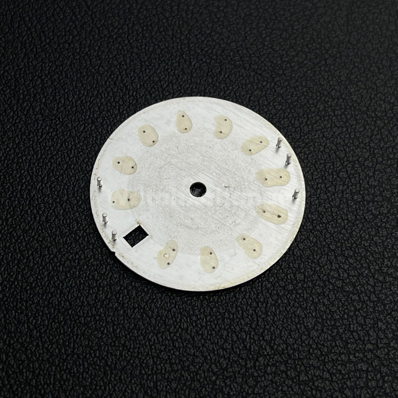 28.5mm Green Leaf Texture Watch Dial for SEIKO NH35 4R 7S Movement Parts