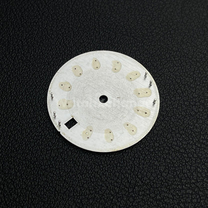 28.5mm Green Leaf Texture Watch Dial for SEIKO NH35 4R 7S Movement Parts