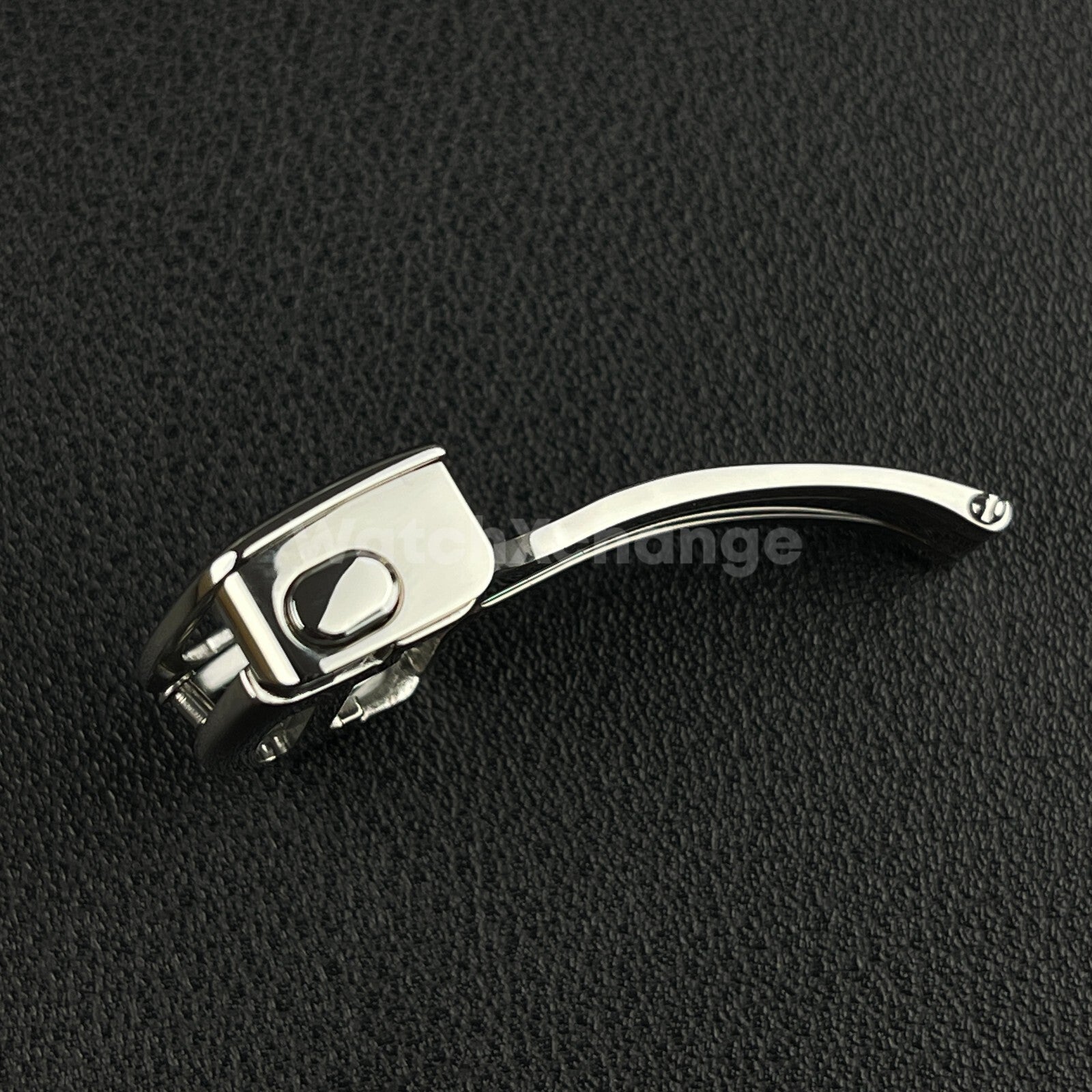 Silver Deployment Watch Clasp For Cartier Watch Strap Stainless Steel 14mm- 18mm