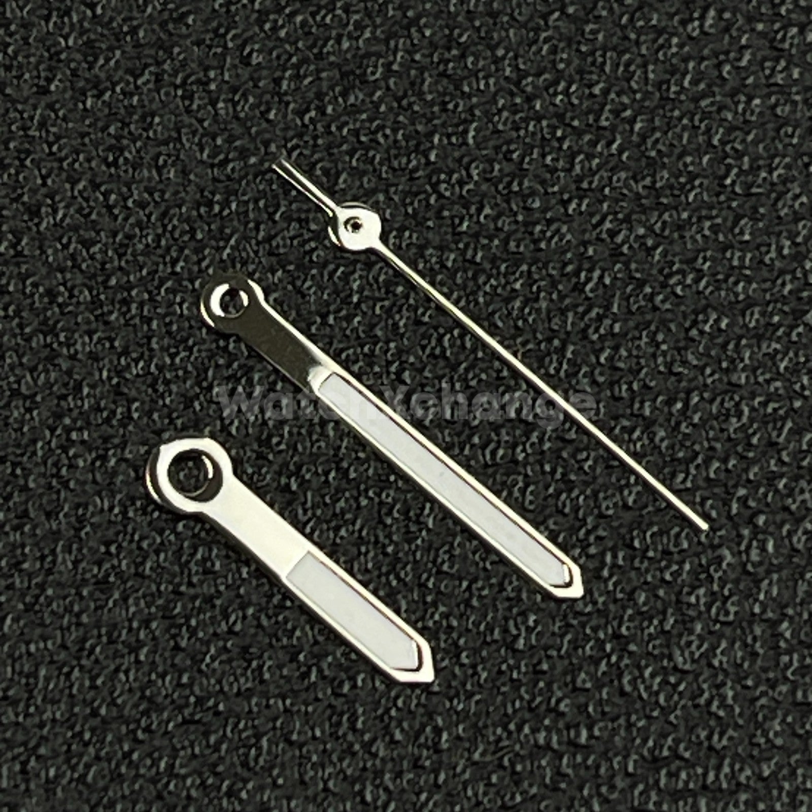 Silver & White Arrow Sword Watch Hands For Seiko VX12 VX32 VX43 Quartz Movement