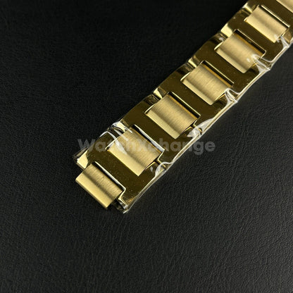 Gold Metal Steel Watch Strap Bands 14/18/20/22mm Fit Ballon Bleu De Cartier