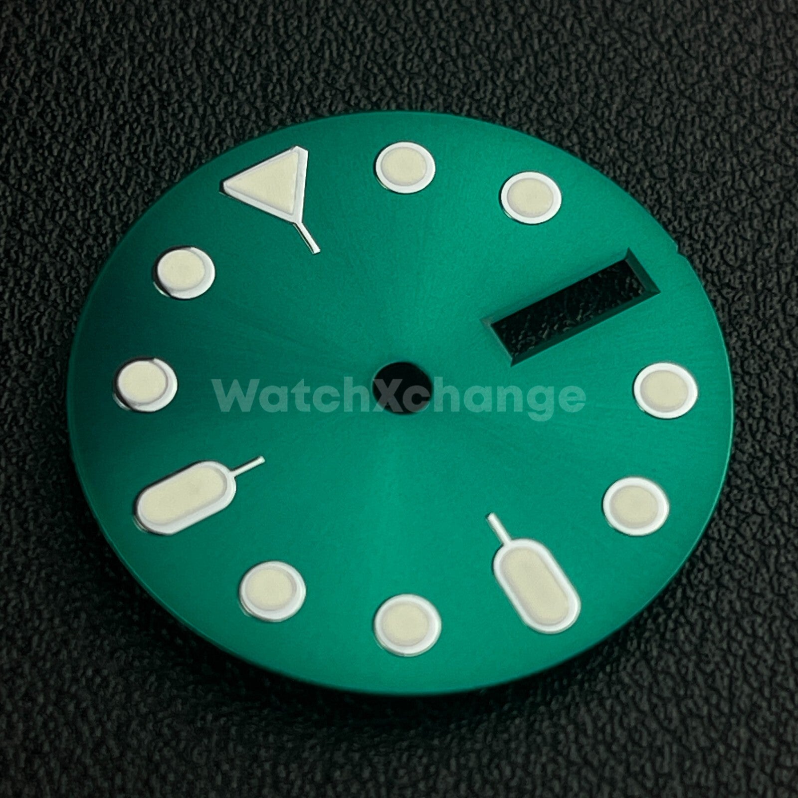 28.5mm Green & White Watch Dial Face for SEIKO NH36 Movement