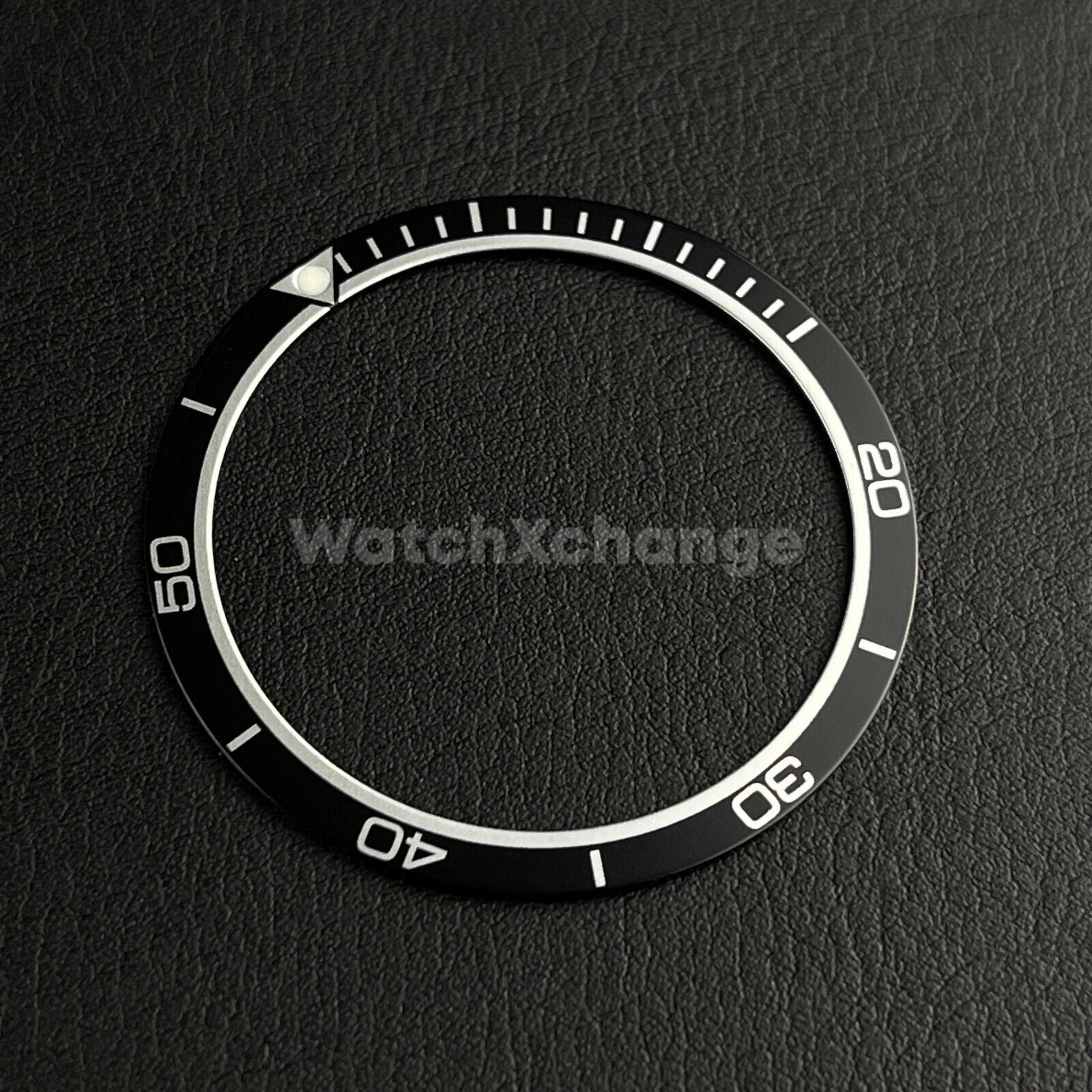 Black 38mm Flat Aluminium Bezel Insert For Diver Watch Seiko Mod SKX SRPD