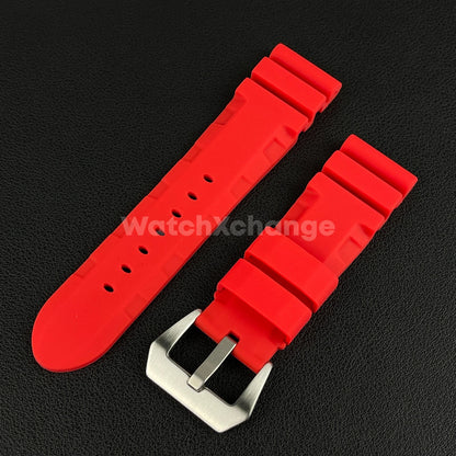Waterproof Silicone Rubber Watch Strap Band For Panerai PAM 22mm 24mm 26mm