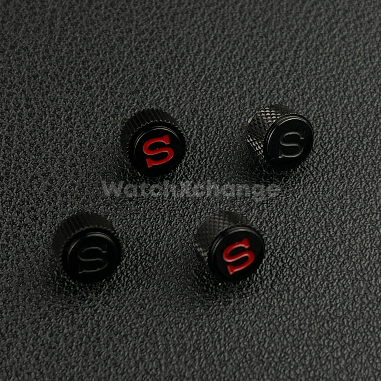 Black Screw-in Engraved "S" Crown for Seiko SKX007 SKX009 NH35 NH36 SRPD