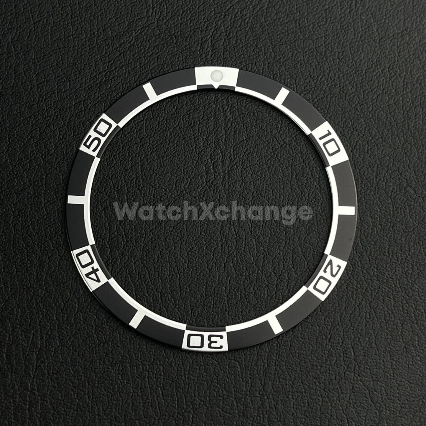 Black 38mm Flat Aluminium Bezel Insert For Diver Watch Seiko Mod SKX SRPD