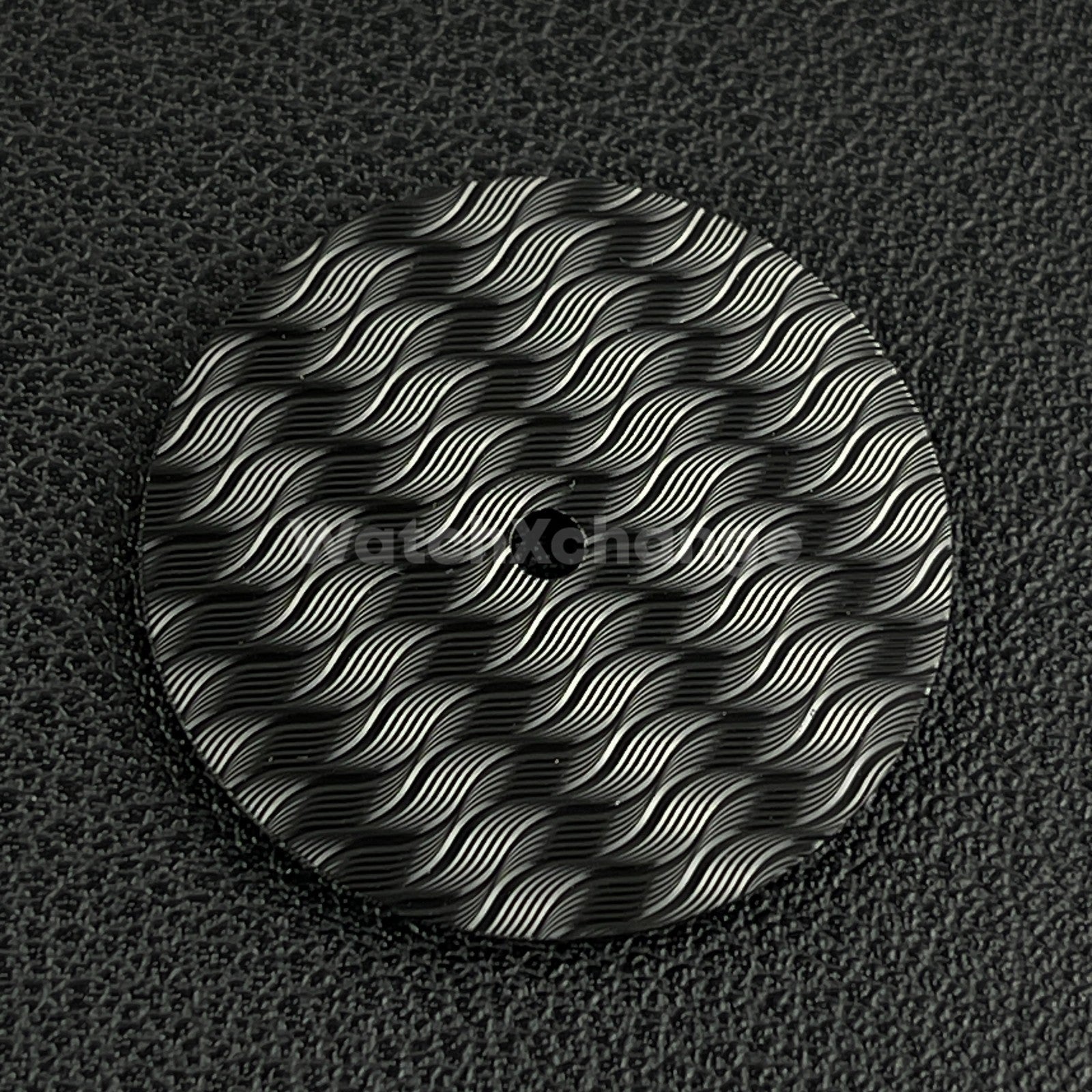 28.5mm Black Wavy Texture Watch Dial Face for SEIKO NH35 NH36 Movements