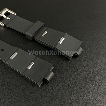 High Quality Soft Waterproof Silicone Watch Band Strap for Bvlgari 22*8mm 24*8mm