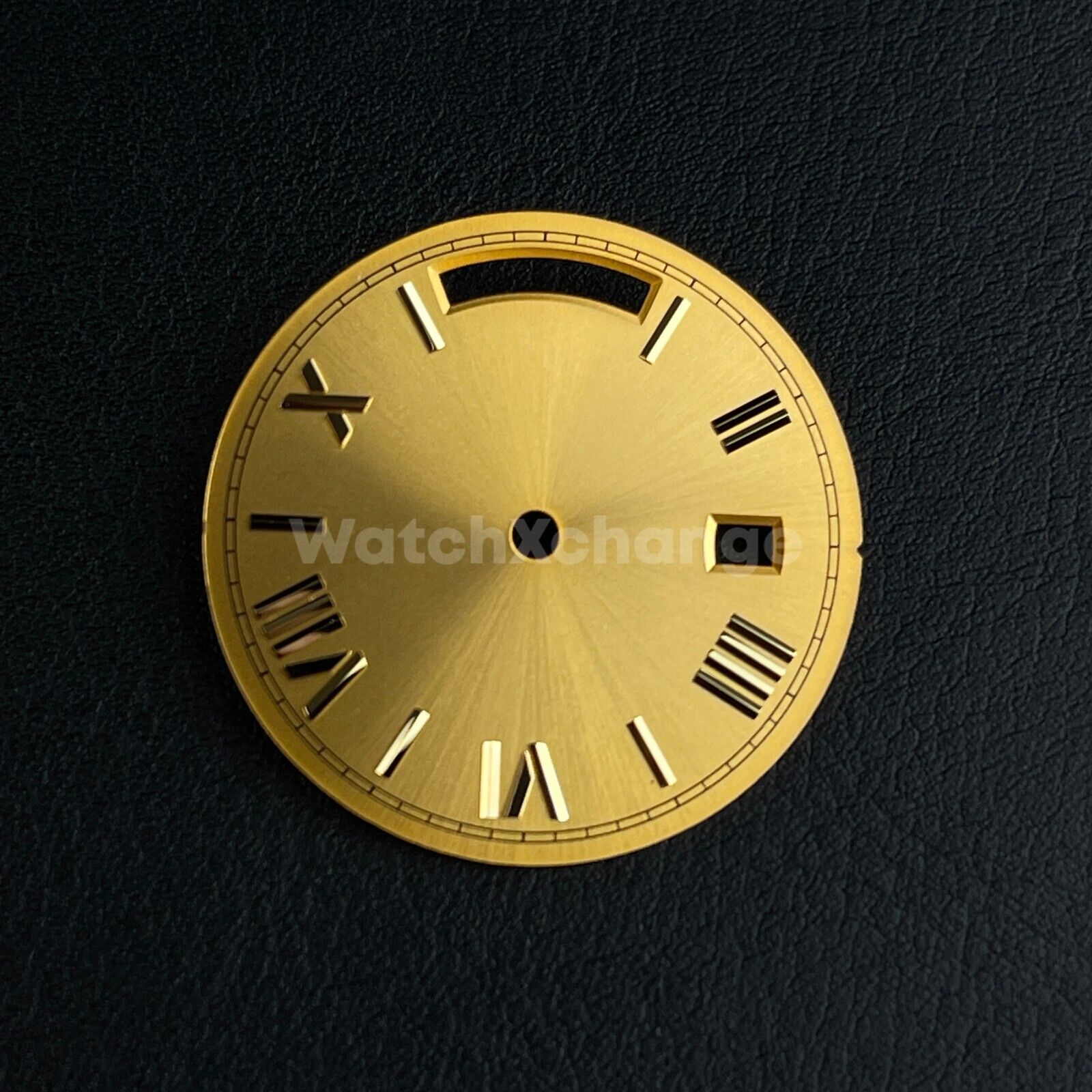 28.5mm Gold Watch Dial Replacement for Seagull ST16 Movement Parts Roman Numeral