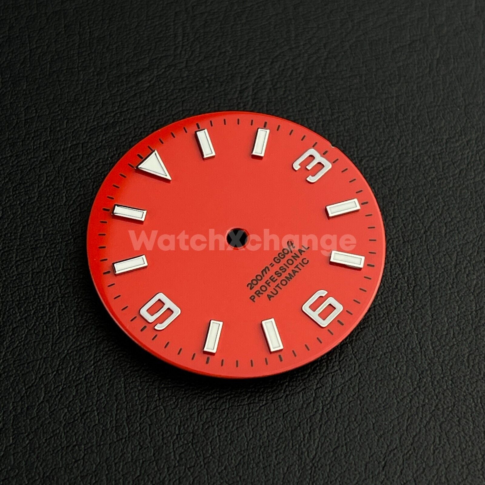 29mm Red Watch Dial for SEIKO NH35 NH36 Watch Movement Parts