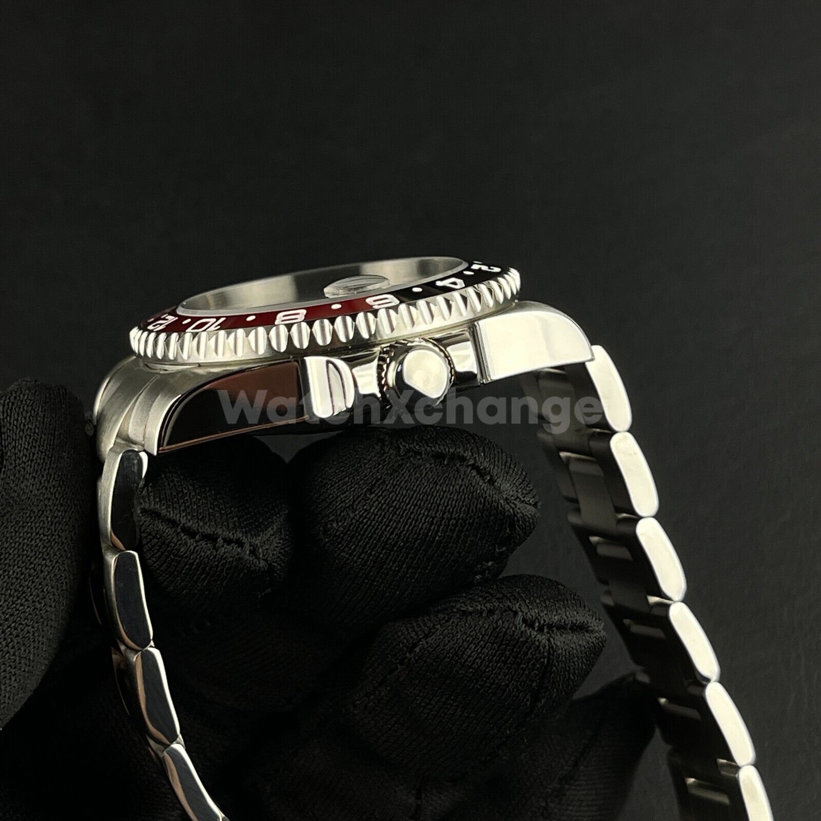 Black & Red Coke 40mm Diving Mens Watch NH35A Automatic Movement Sapphire Steel