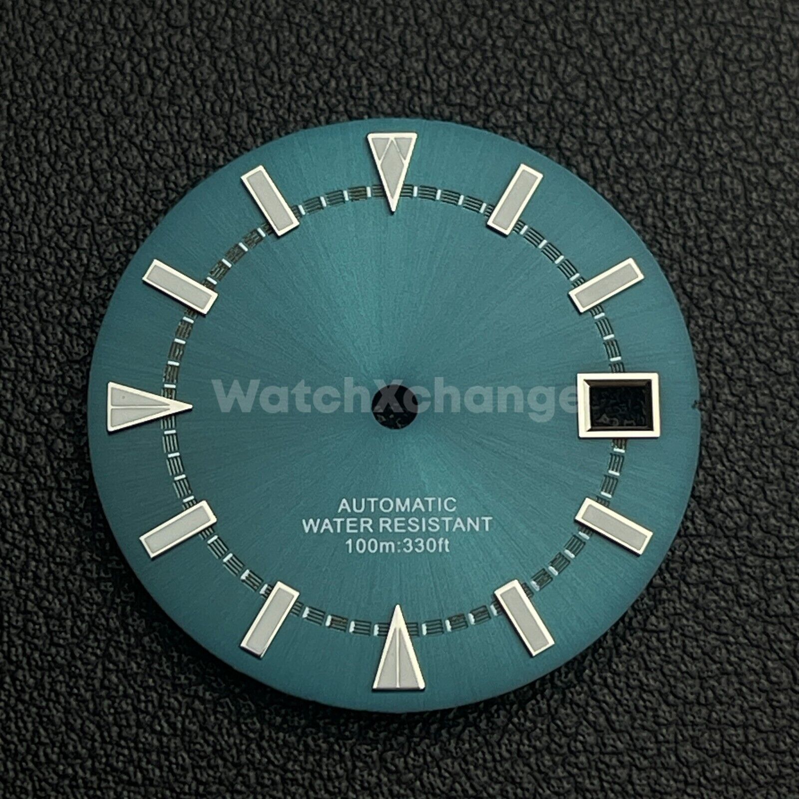 29mm Blue Watch Dial w/Green Luminous Replacement for NH35 4R35 Movement